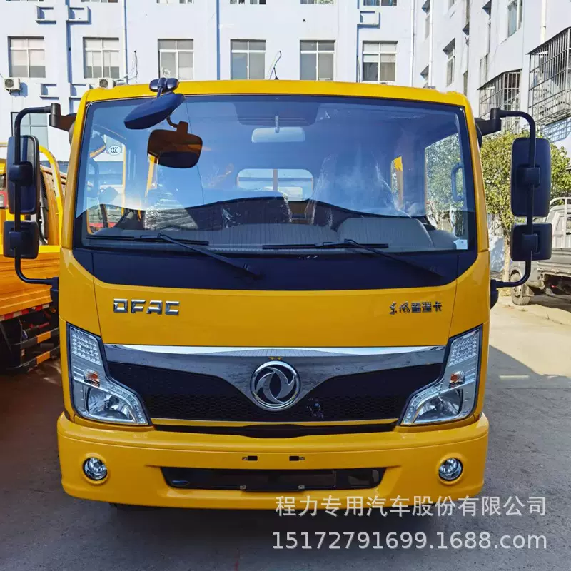 东风福瑞卡双排自卸汽车 垃圾清运车建筑垃圾车 工地渣土运输车