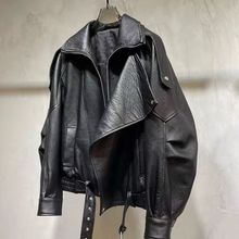 加加厚进口小羊羔泡皮夹克皮皮衣女款2025新皮女机车外套