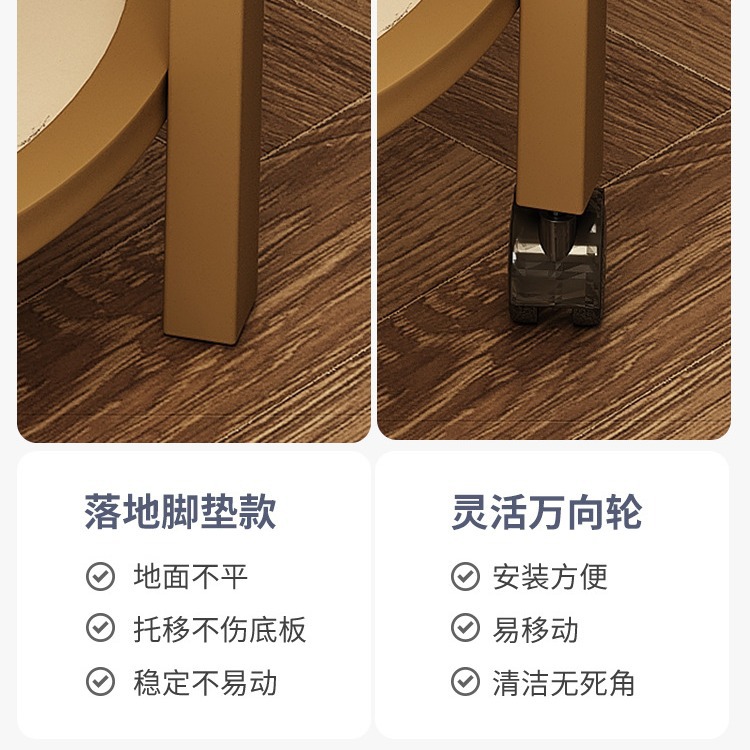 Estantes creativos de cabecera de la cama simple sala de estar moderna pequeña mesa de cabecera alternativa multifuncional pequeña mesa de té