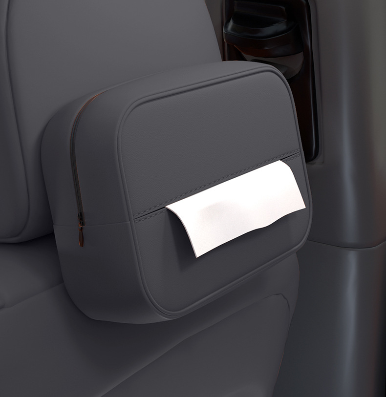 Suitable for Denza N9 Tissue Box, 25 Models of Car Armrest Box Hanging Tissue Holder, Seat Modification Interior Tissue Box