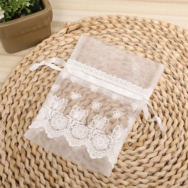 white jewelry storage bag