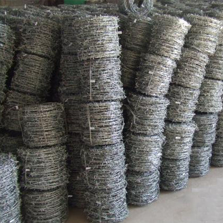 Cerca de Malla de Alambre de Púas de Doble Hebra de Acero Antirrobo para Protección