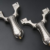 峰凡 Складная металлическая высокоточная дорожная съемная рогатка с плоскими резинками, новая коллекция