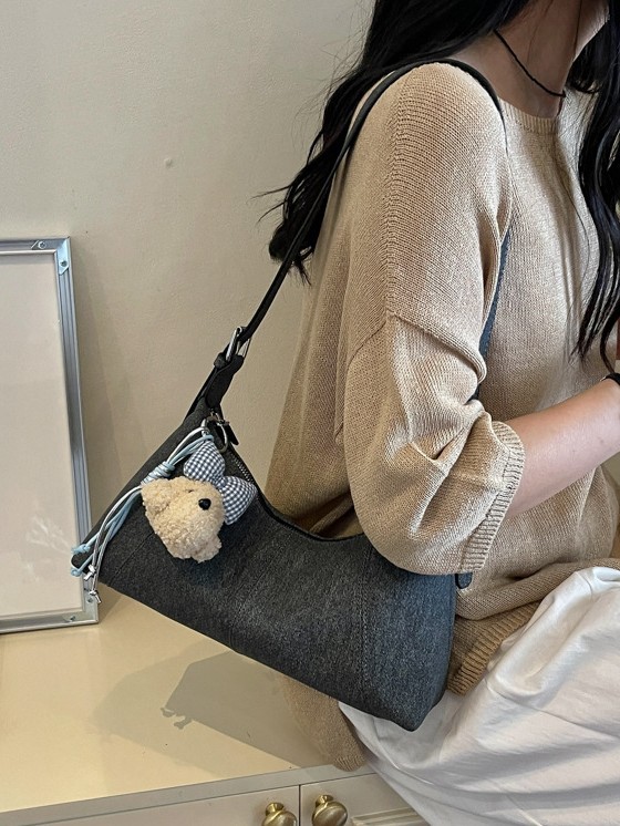 Bolso para mujeres 2026 nuevo nicho de moda bolso de color sólido sensación de alto nivel casual versátil mochila de hombro