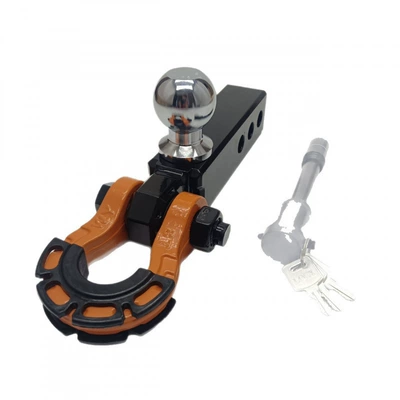 Other Car Modifications alloy trailer hitch ball - orange-8t-shackle-3-hole-black-aluminum-alloy-trailer-arm-ball-lock