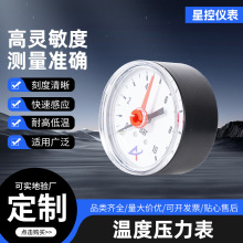 红色指针压力表