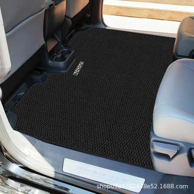 Universal Foot Pad, and Trunk Mats for the - 4-seater-exclusivemiddle-row-black-menis