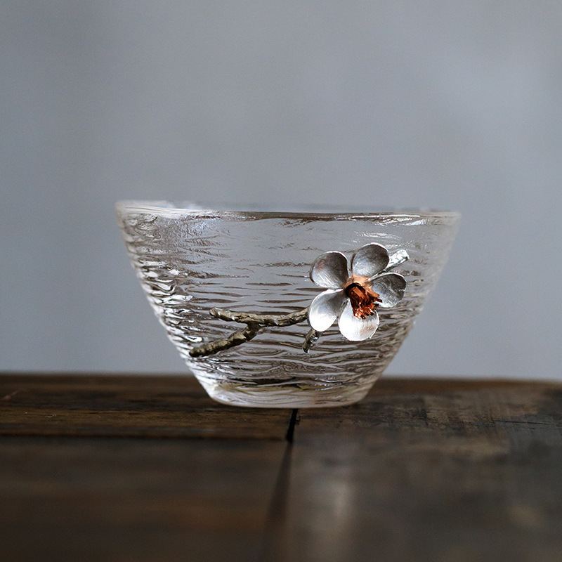 Vidrio Flor de Estaño N ° 4 Taza