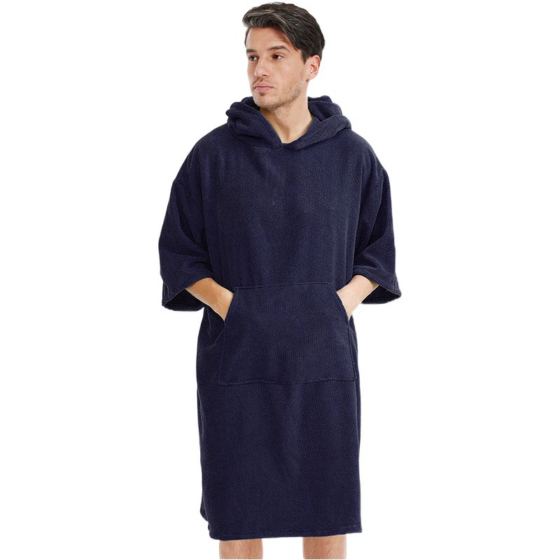 Пляжная пара всасывающий плащ халат из микрофибры пляжное полотенце серфинг с капюшоном быстрая смена банного полотенца