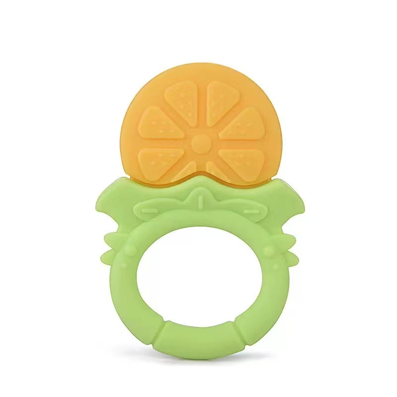 Fábrica de productos de dientes de fruta para bebés, dientes de frutas para bebés, anillo de tracción, frutas y verduras, juguetes de frutas, dientes para bebés, mordidas y mordidas