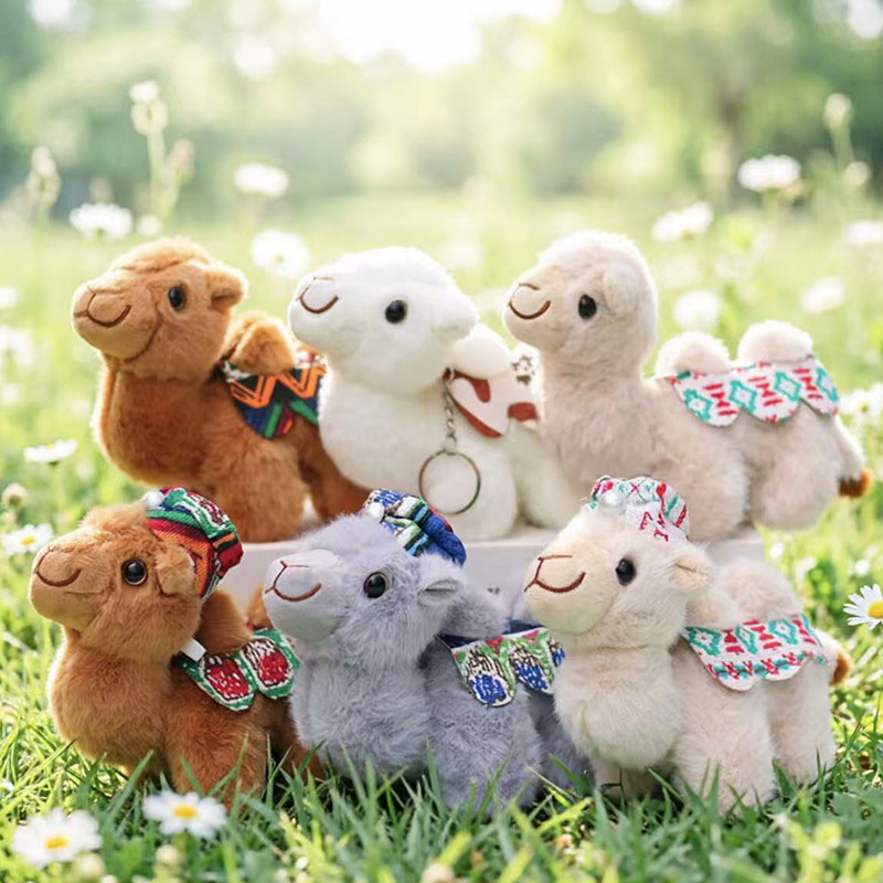 Dunhuang Camel Pendant Cute Plush Keychain Girl's Bag Decoration Doll Desert Little Camel Doll