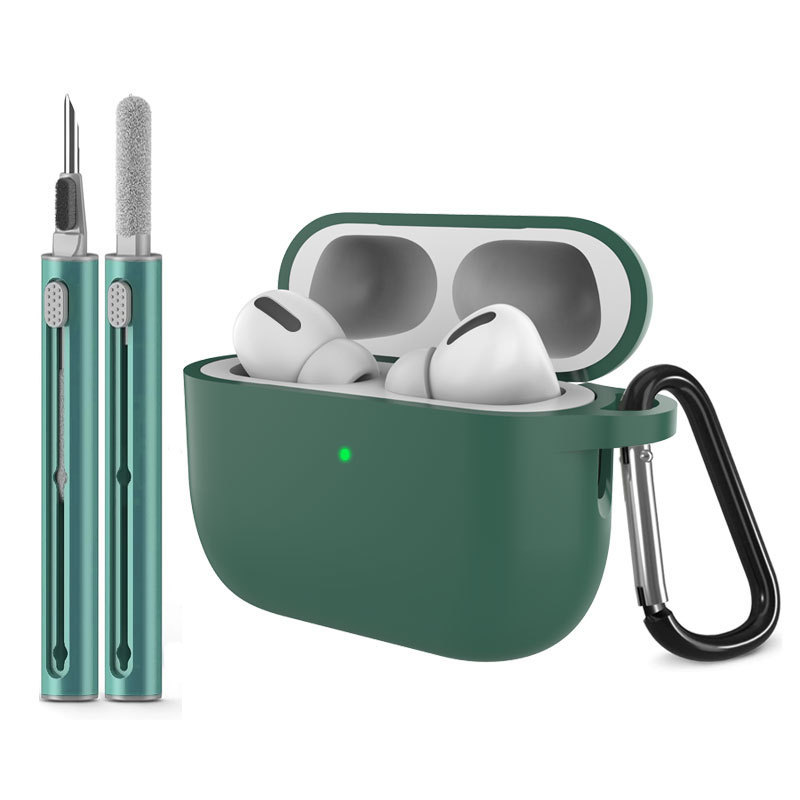 适用Airpodspro3保护套苹果耳机保护壳硅胶纯色airpods保护壳批发|undefined