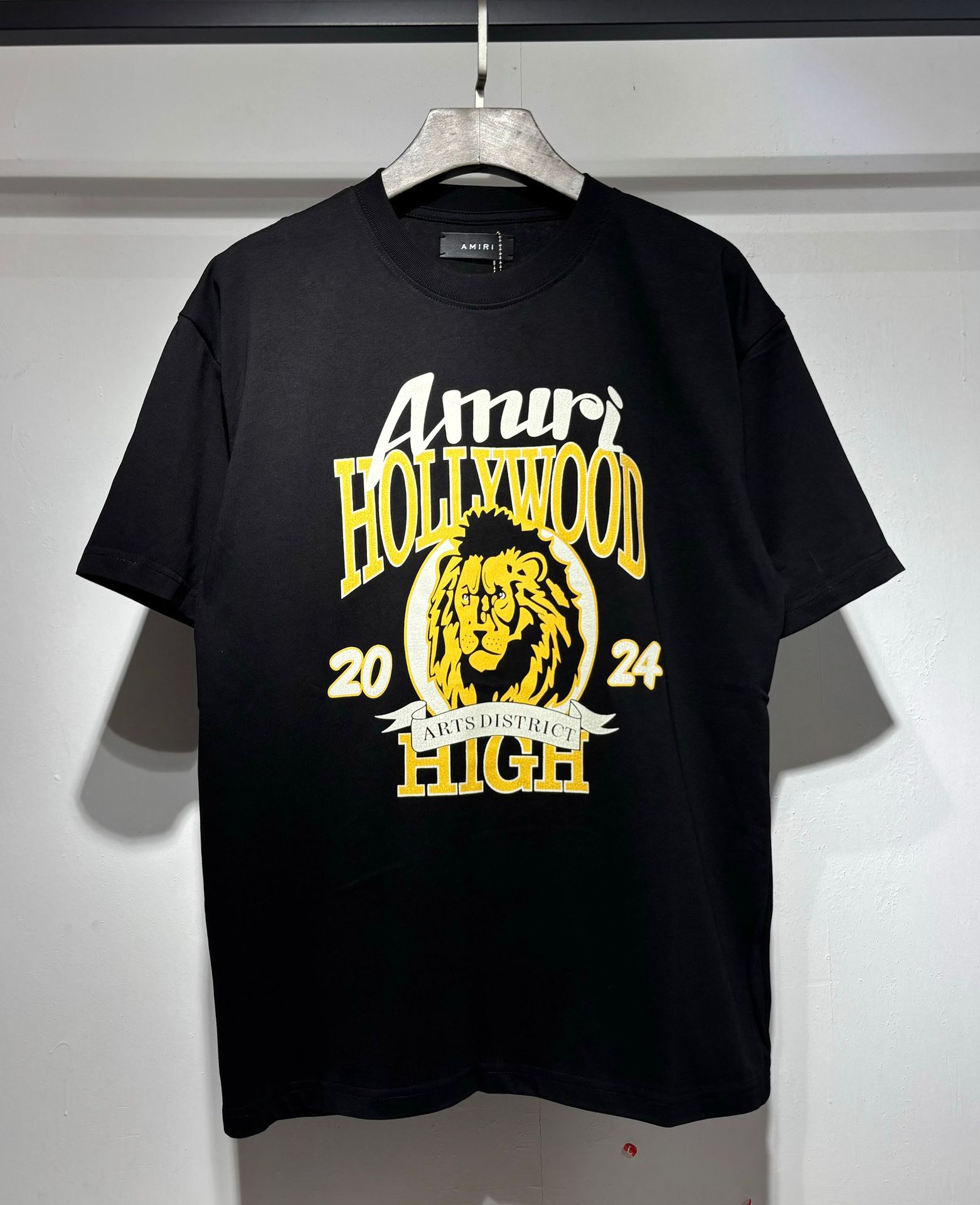 Verano nueva camiseta de manga corta impresa de letras suelta marca de moda hombre camiseta casual de media manga mujer