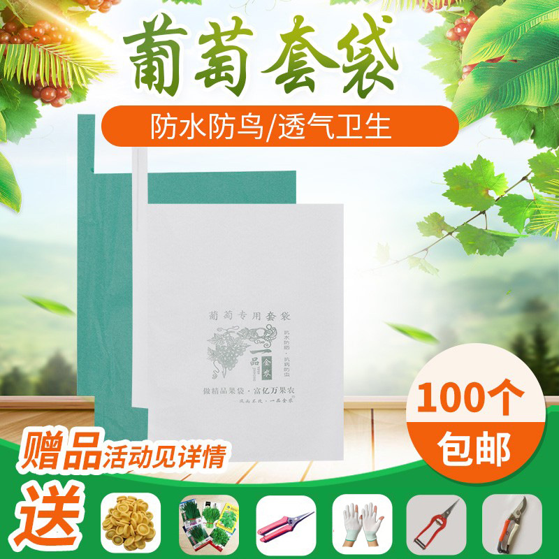 葡萄袋子防虫袋露天葡萄套袋果袋专用套袋防水套葡萄用纸袋育果袋