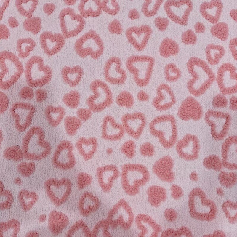 メーカー在庫 ラムウール ジャカード ラブ粒子 カシミア ジャカード 衣類 ホームテキスタイル おもちゃ 枕 靴 帽子 バッグ|undefined