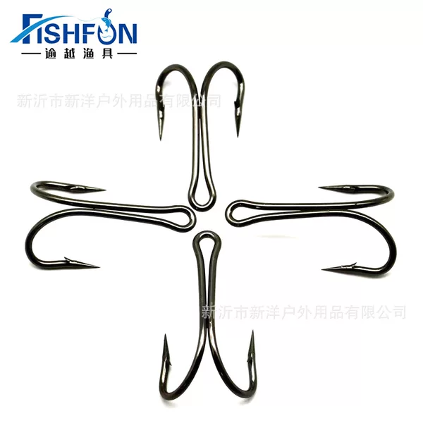 High Carbon Steel 90 Degree Double Hook 8238 Butterfly Hook Two Claw Hook Two Hook Luya Hook Thunder Frog Hook Bulk Wholesale Manufacturer