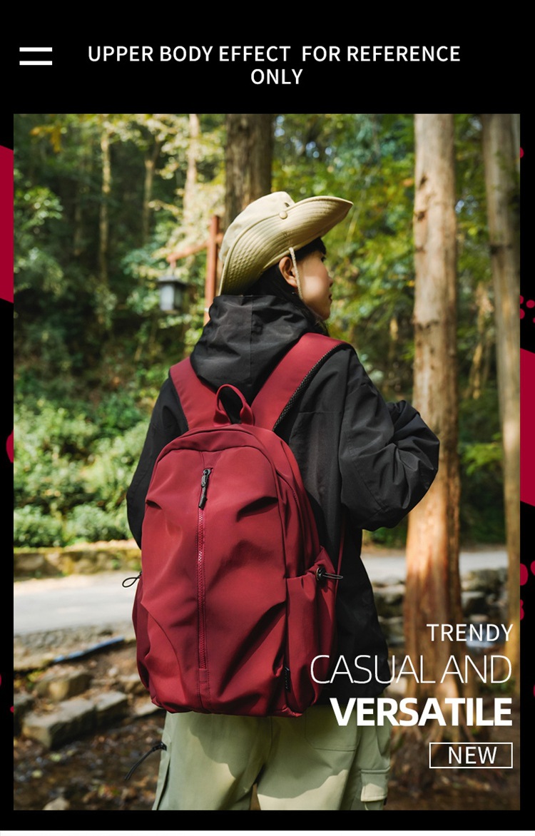 337g Weight Polyester Lining Material Sewing Thread Fashion Element Zipper Closure Type Double Shoulder Straps Strap Type Zipper Backpack Bags Type Holiday, Travel Occasion Oxford Cloth Material Waterproof Function Hiking Backpack Backpack Solid Color Pattern All Seasons Season Unisex Gender Classic Style, Sports Style Square Shape Large Size Waterproof Solid Color Holiday Travel Hiking Backpack 无
