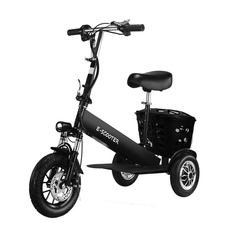 Spot New Lightweight Lithium Battery Car Electric Small Tricycle Scooter Folding Car Adult Pick-Up and Drop-Off Children's Electric Car Spot New Lightweight Lithium Battery Car Electric Small Tricycle Scooter Folding Car Adult Pick-Up and Drop-Off Children's Electric Car