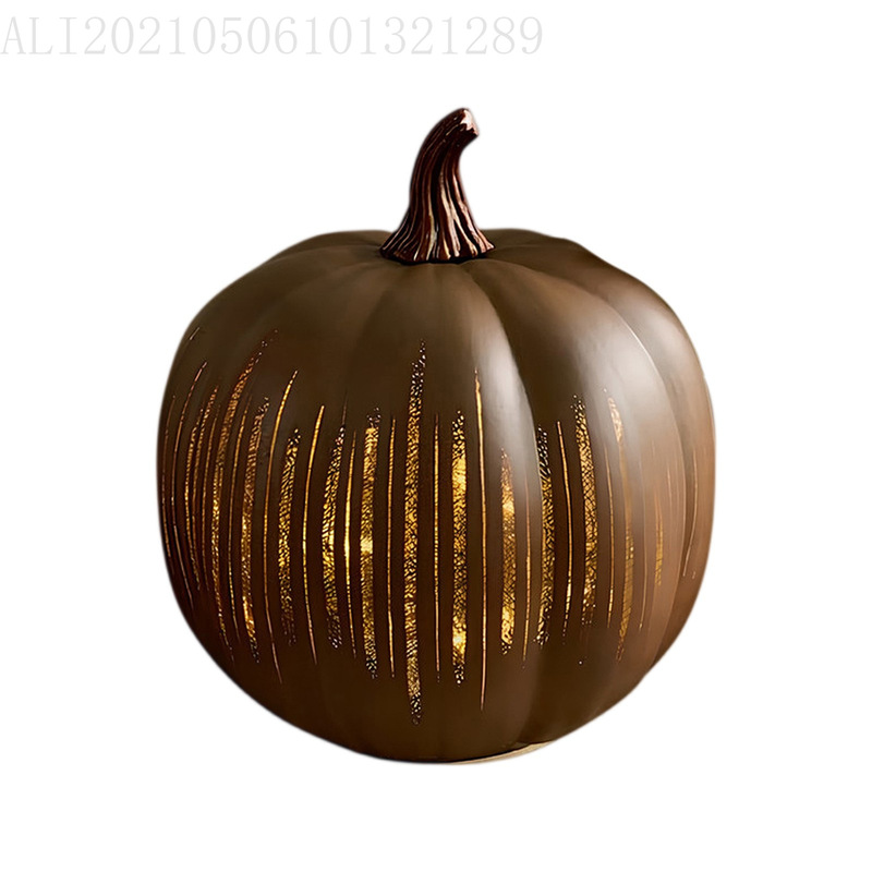 クロスボーダーStarryNightGlassPumpkinOrangeハロウィンカボチャデコレーション|undefined