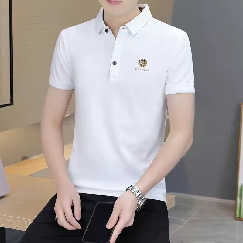 Short sleeve T-shirt, high collar, with short sleeve, wholesale