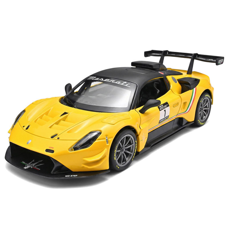 Authenticly Authorized 1:24 Maserati Gt2 Alloy Sports Car Model Simulation Inertia Boy Toy Christmas Gift