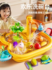 子供用食器洗い機のおもちゃの蛇口遊び水シンクベビー子供の日の小さなキッチンままごと女の子卸売