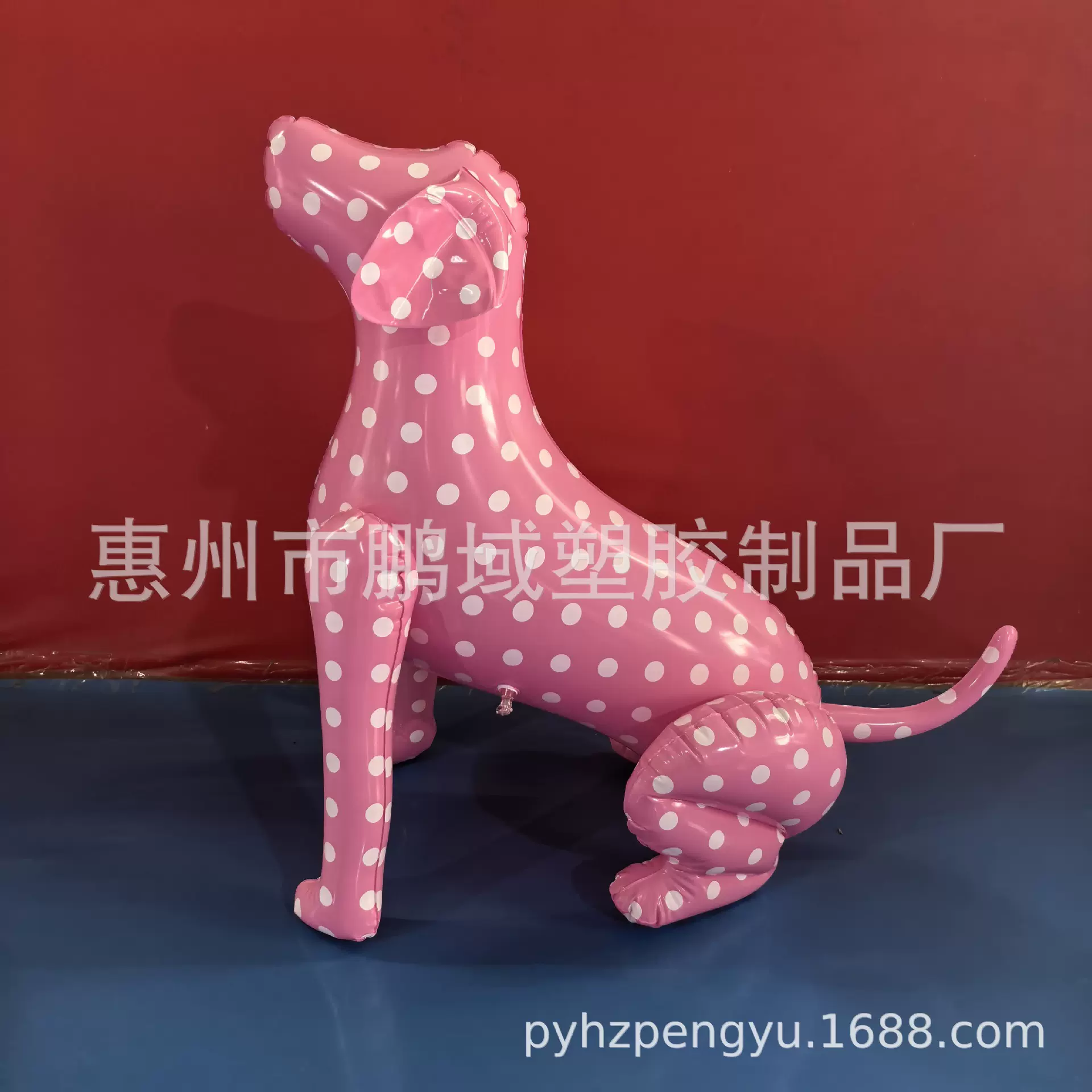 现货充气PVC狗模特充气假狗小狗模型宠物衣服展示道具动物玩具