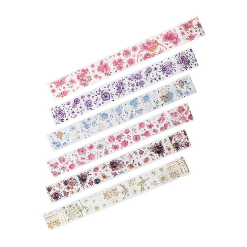 Baihui incluye cinta adhesiva de la cuenta de mano de encaje paisajístico pegatinas de la cuenta de mano adorable decoración del marco de la tarjeta Go