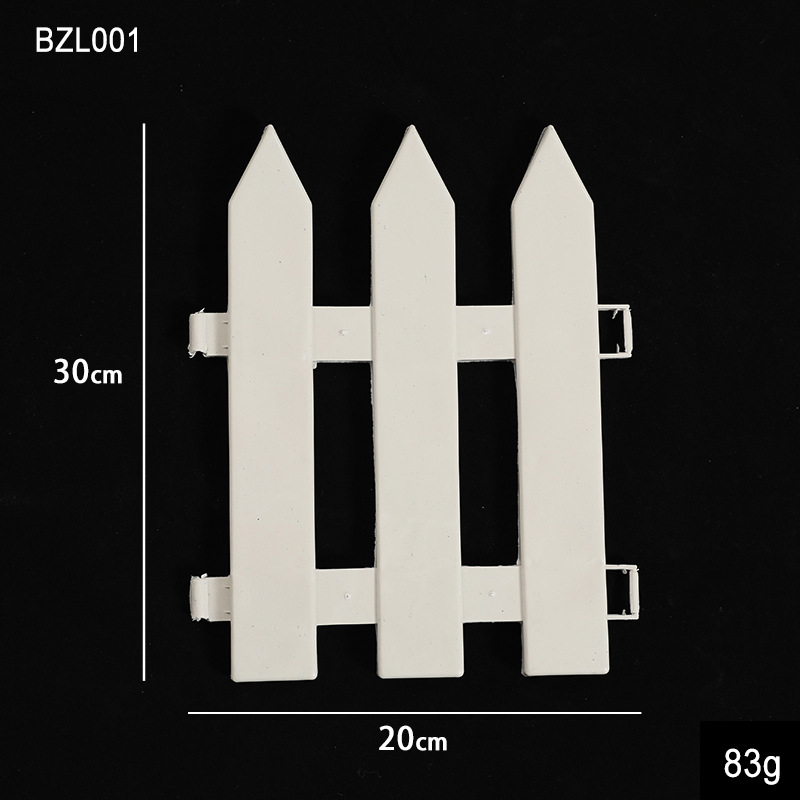 Valla de árbol de Navidad Valla desmontable de plástico blanco Escena de Navidad Decoración Valla Spot al por mayor