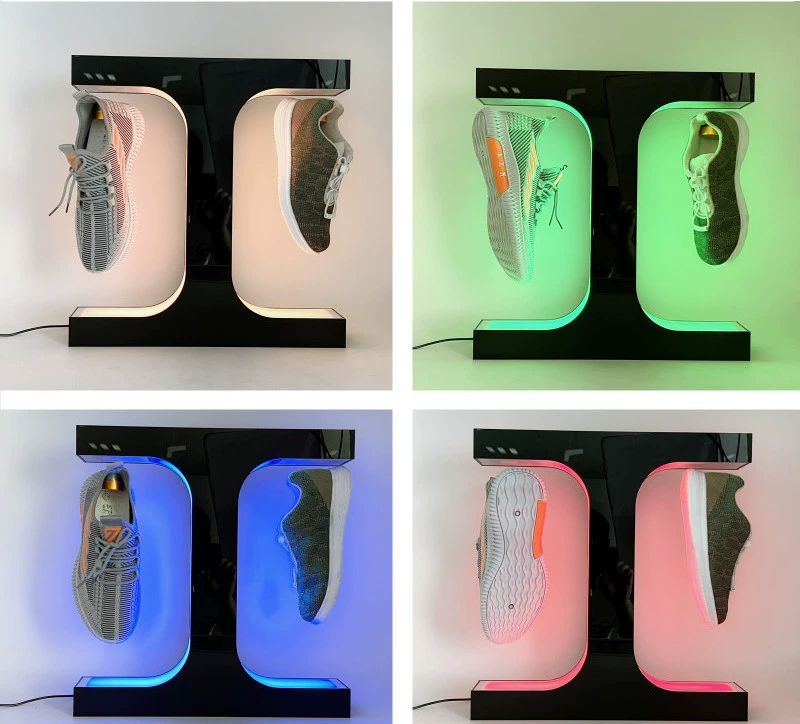 Magnetic levitation, stand, acrylic rotating shoes