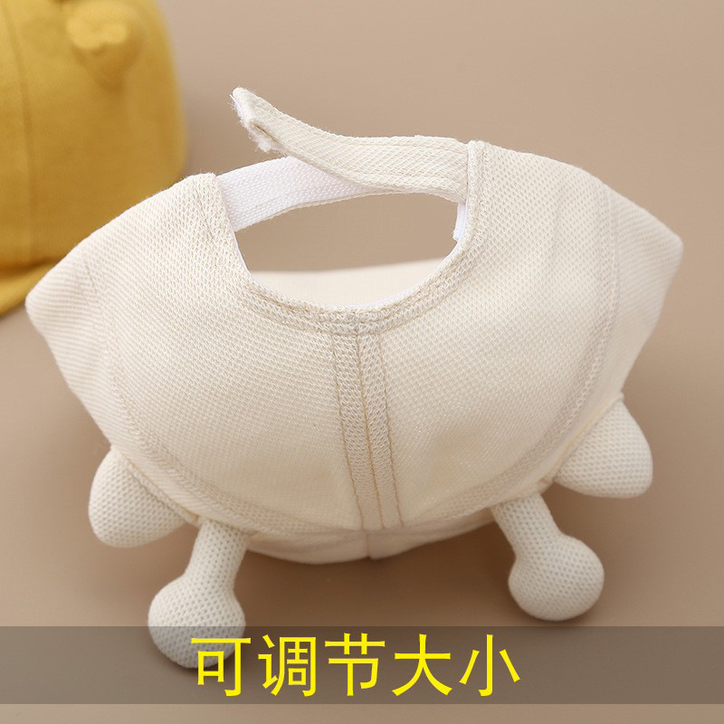 Sombreros para bebés otoño y invierno grueso para bebés pequeños lindos sombreros de rana para niños varones sombreros de lengua de pato primavera y otoño