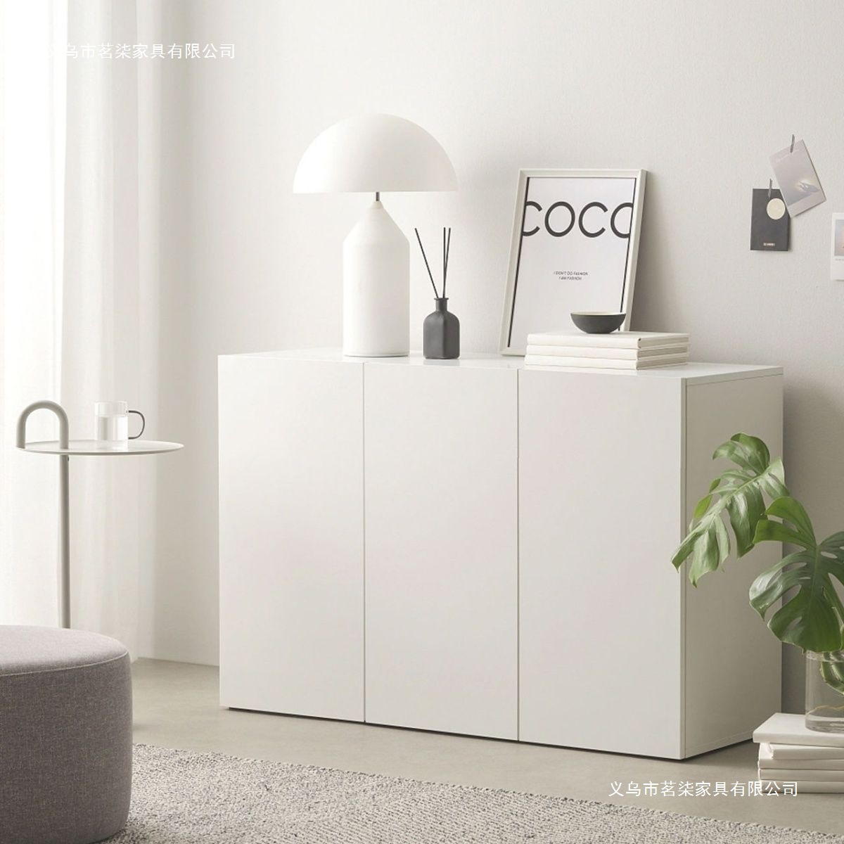 Cream Style Sideboard Living Room Simple Bedroom Cupboard Wall Storage Storage Cabinet Combination Cabinet Large Capacity Kitchen Cabinet