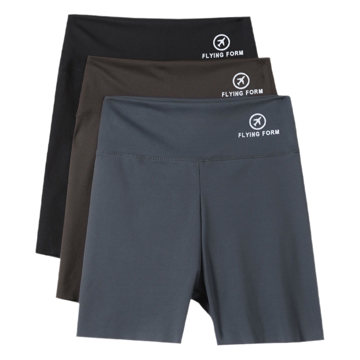 Pantalones de tiburón pantalones de verano de las mujeres de tres puntos delgados pantalones de seguridad anti-Exposición de seda de hielo más el tamaño de fondo pantalones cortos de elevación de la cadera de las mujeres
