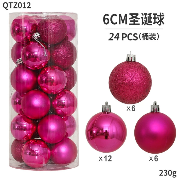 6cm rose red