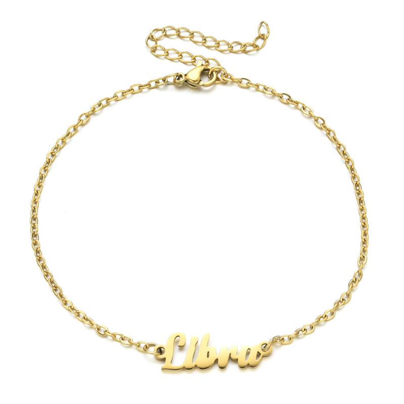 Simple Style Constellation Stainless Steel Plating Womenu0027S Anklet 1 Piece