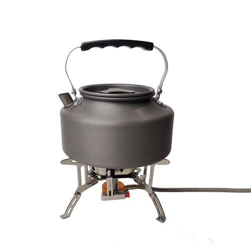 Amazon Best Selling Outdoor Camping Tea Kettle 1.1L Coffee Pot Hard Aluminum Kettle Picnic Hot Kettle