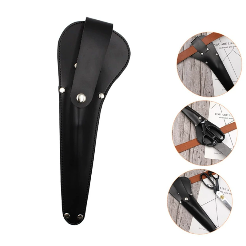 Спотовые 10-дюймовые швейные ножницы чехол для хранения талии ножницы сумка для хранения большие ножницы pu кожаный чехол для ножниц