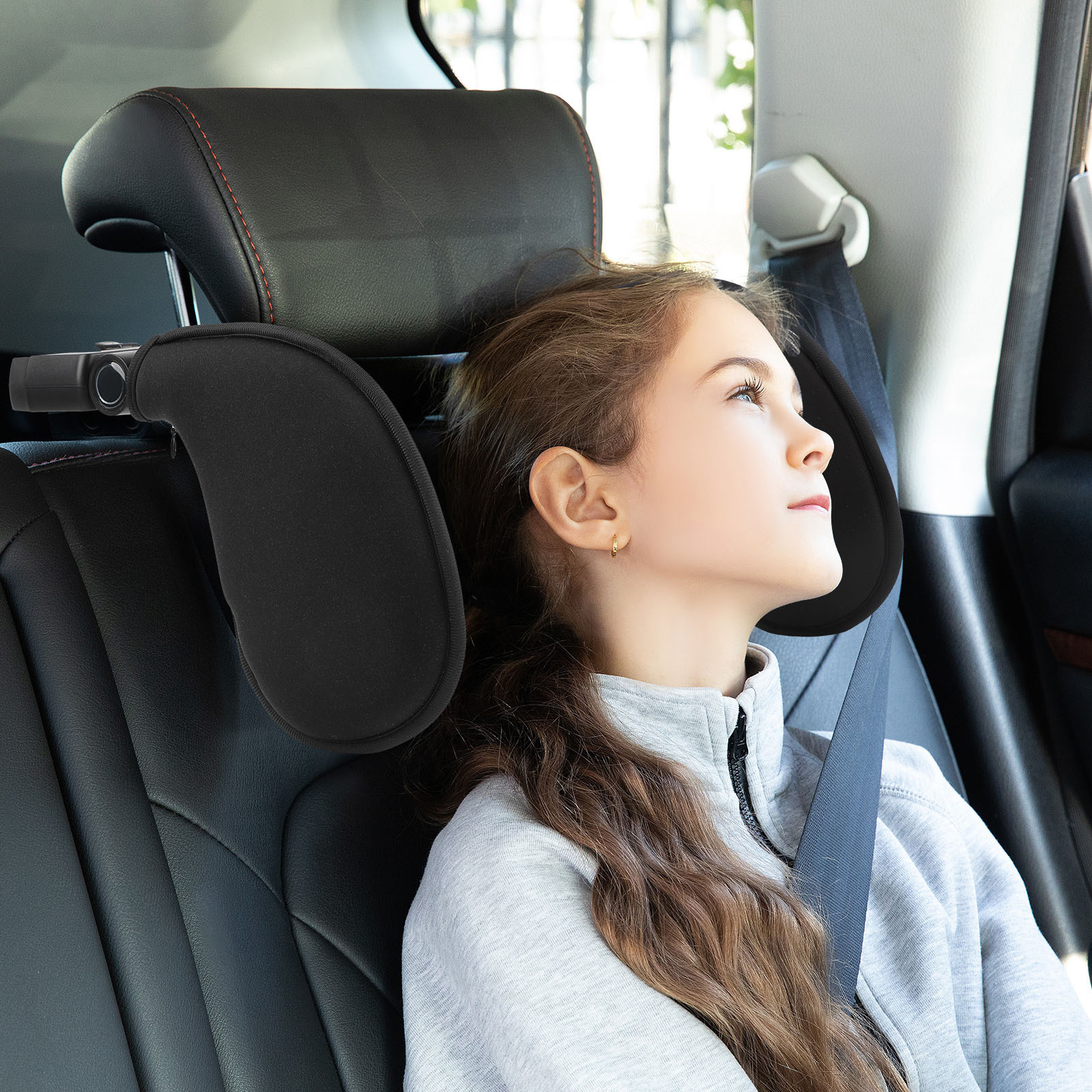 Three-axis adjustable car supplies creative children's car headrest neck pillow car seat pillow general model