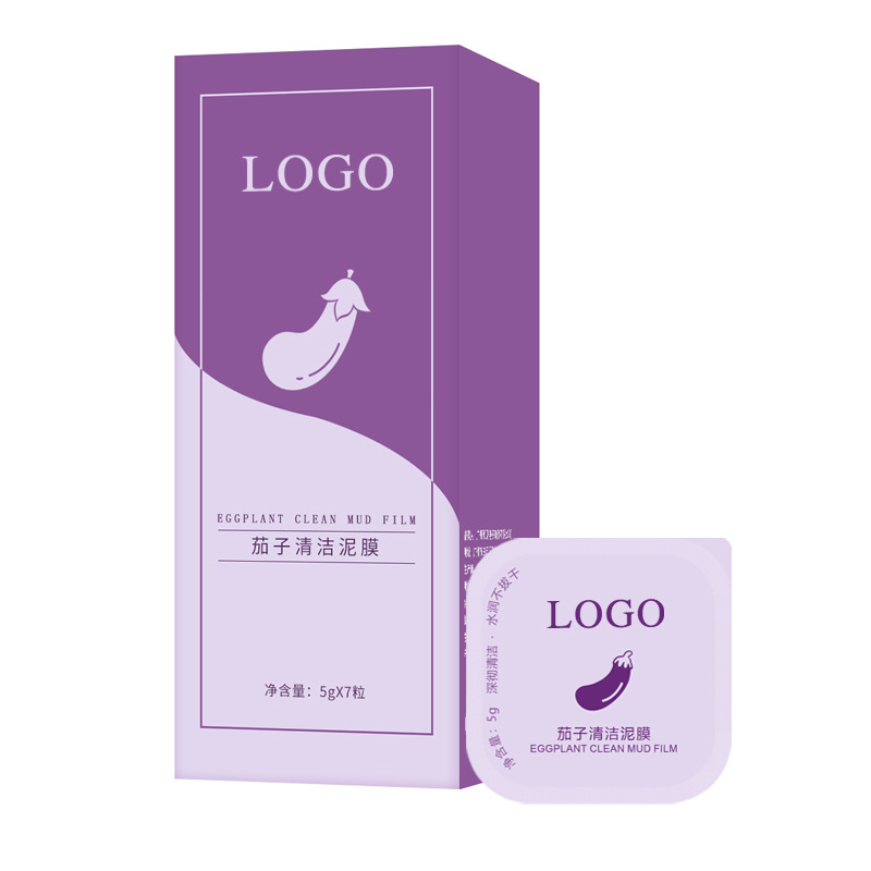 Night women's face mask contains rose