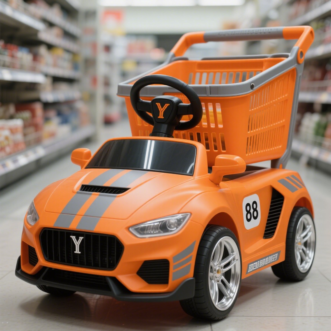 厂家定制滚塑一体成型跑车推车商超推车儿童推车定制滚塑模具