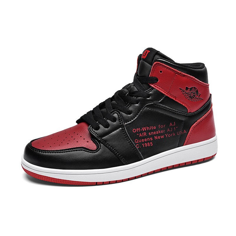 Factory wholesale Putian shoes pure original AJ1 black and red toe Chicago North Carolina blue ghost face black and white panda basketball shoes