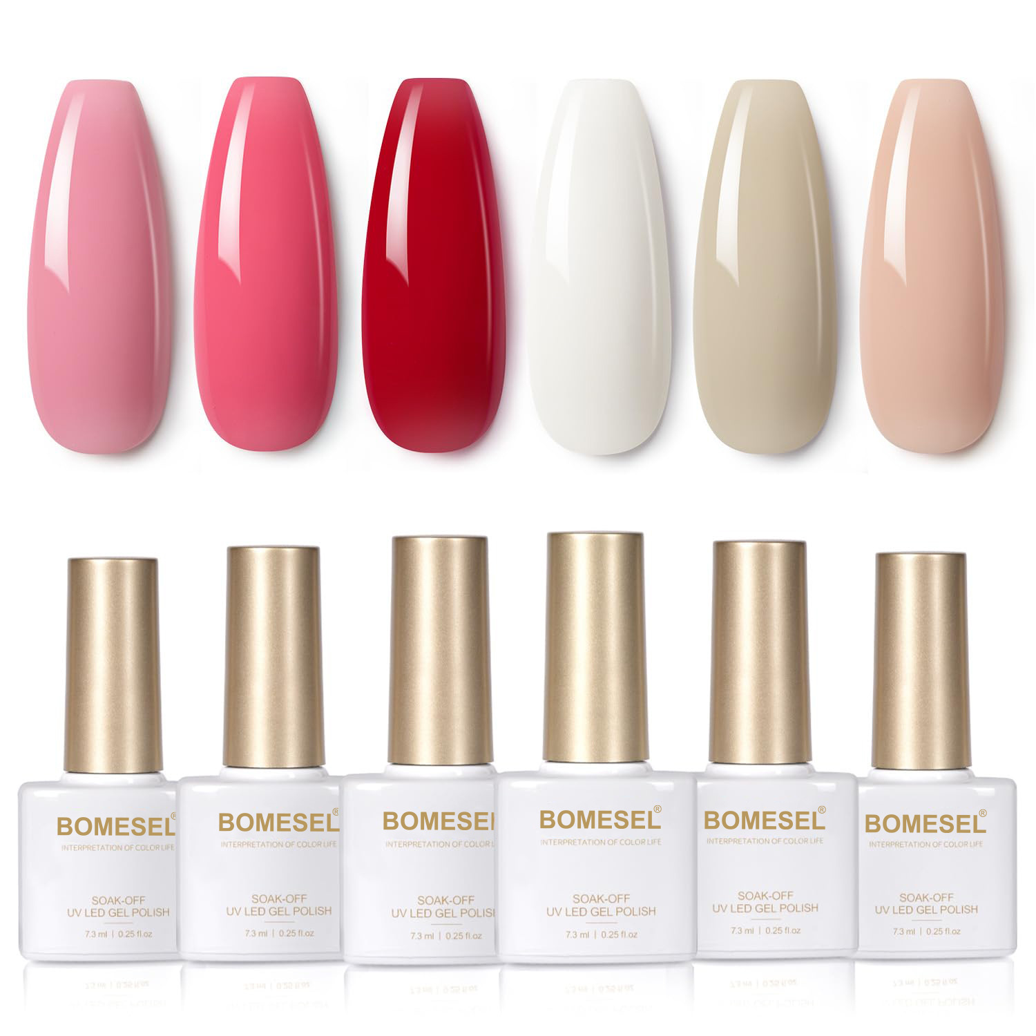 Salón de manicuras de color desnudo de gel de gel de manicuras de manicuras DIY explosión transfronteriza puede ser etiquetado en lugar