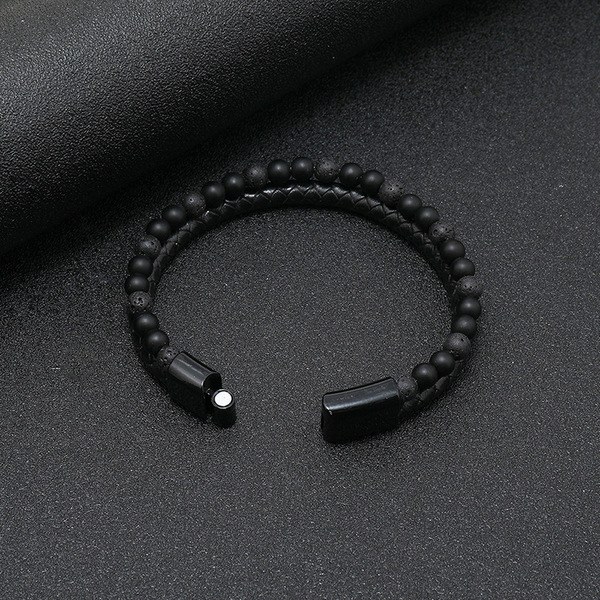 Organic woven magnetic bracelet