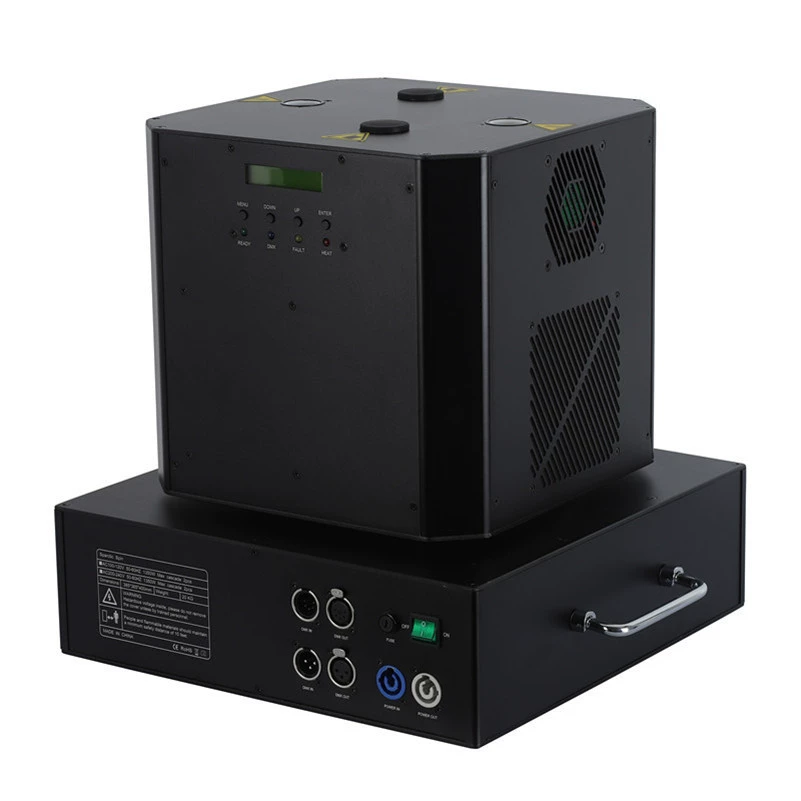 Dual Head Cold Flame Spin Machine Dancing Spark