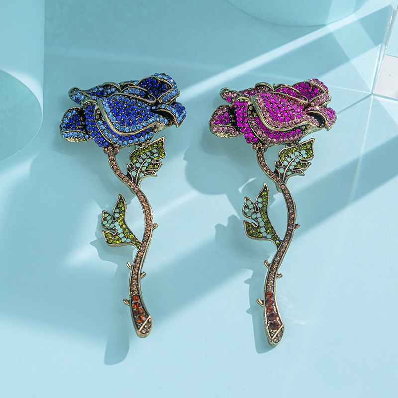Le songe d'une nuit d'été, broche rose gelée pour femme, corsage de manteau à breloque éternelle, bijoux médiévaux_voghion.com