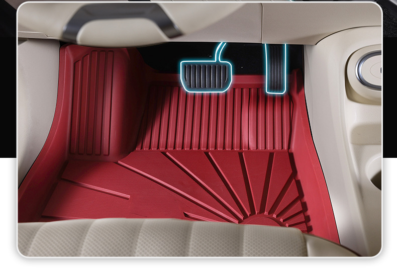 Suitable for All Tpe Ora Good Cat Lightning Cat Floor Mats, High-Edge Anti-Odor Injection Molded Car Floor Mats, Anti-Slip Trunk Mat
