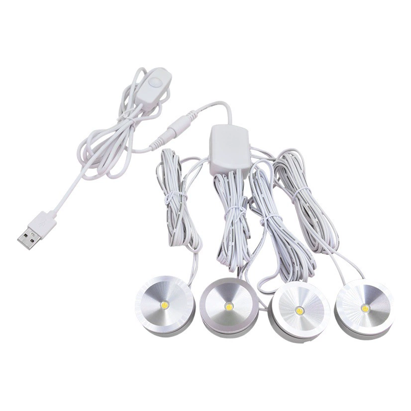 Светодиодный счетчик ювелирных изделий винный шкаф ручной витрина ультратонкий USB-небольшой прожектор с регулируемой яркостью от одного до шести потолочный ламинат