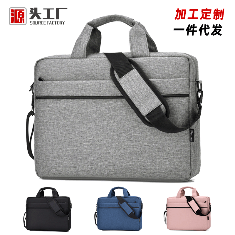 Laptop bag customization One-shoulder bu...