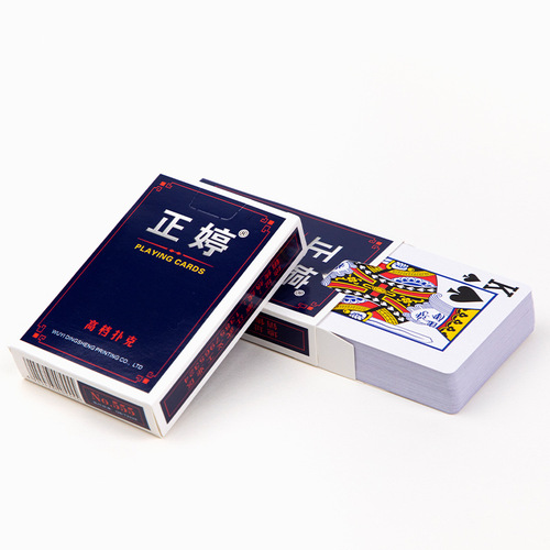 Zhengting Poker 555 whole box of 100 pairs for entertainment venues and card rooms, special large and thick supermarket factory wholesale 