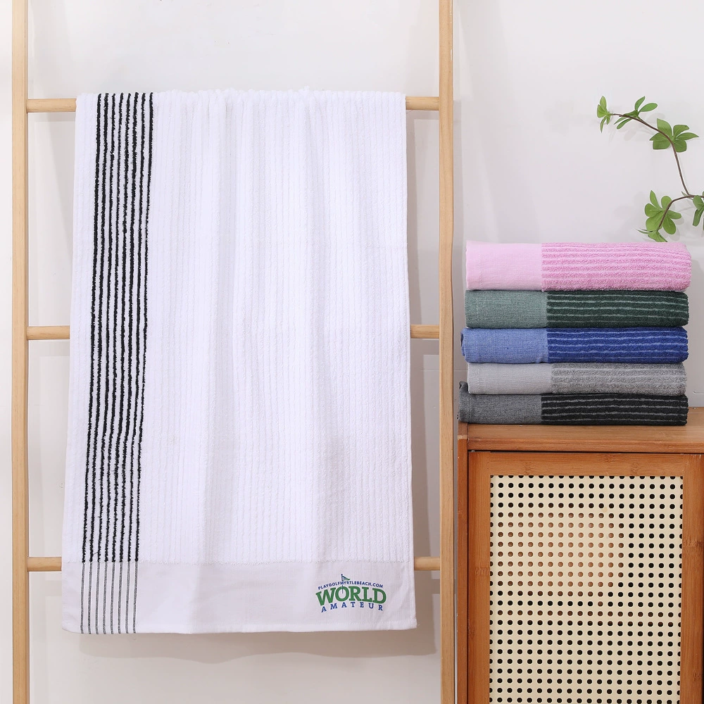 Чистый хлопок [Полотенце для гольфа] Многоцветное пятно поставляет и может печатать вышивку логотипа по мере необходимости